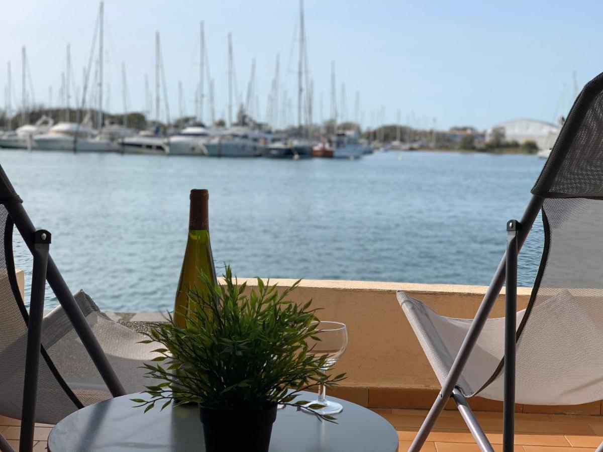Studio - Les Pieds Dans L'Eau Agreable En Toutes Saisons 4 Couchages - Climatisation - Parking Prive - Piscine Sur Mer - Vue Magnifique Et Rare - Situation Optimum - Les Argonautes - Ile Des Pecheurs - Cap D'Agde Exteriör bild